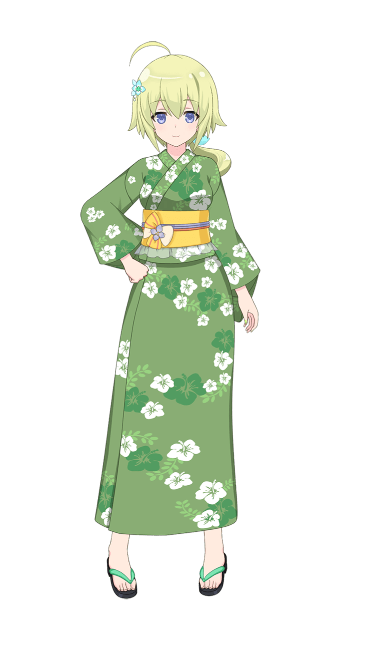 通常範囲攻撃衣装 天野天葉/涼風の浴衣