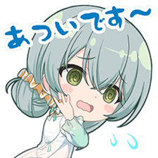 土岐紅巴スタンプ あついです～