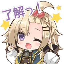 日比野羽来スタンプ 了解っ！